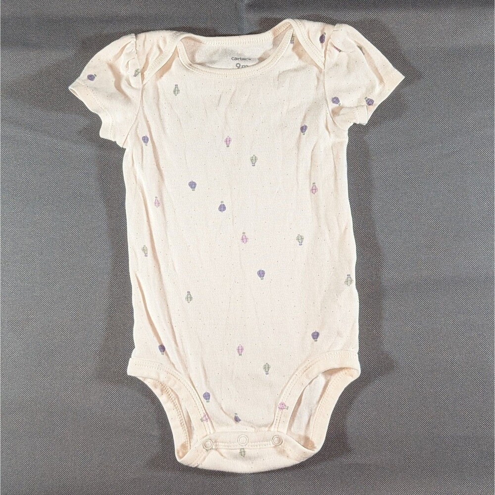 Carter's Babygirl Hot Air Balloon Bodysuit Size 9m